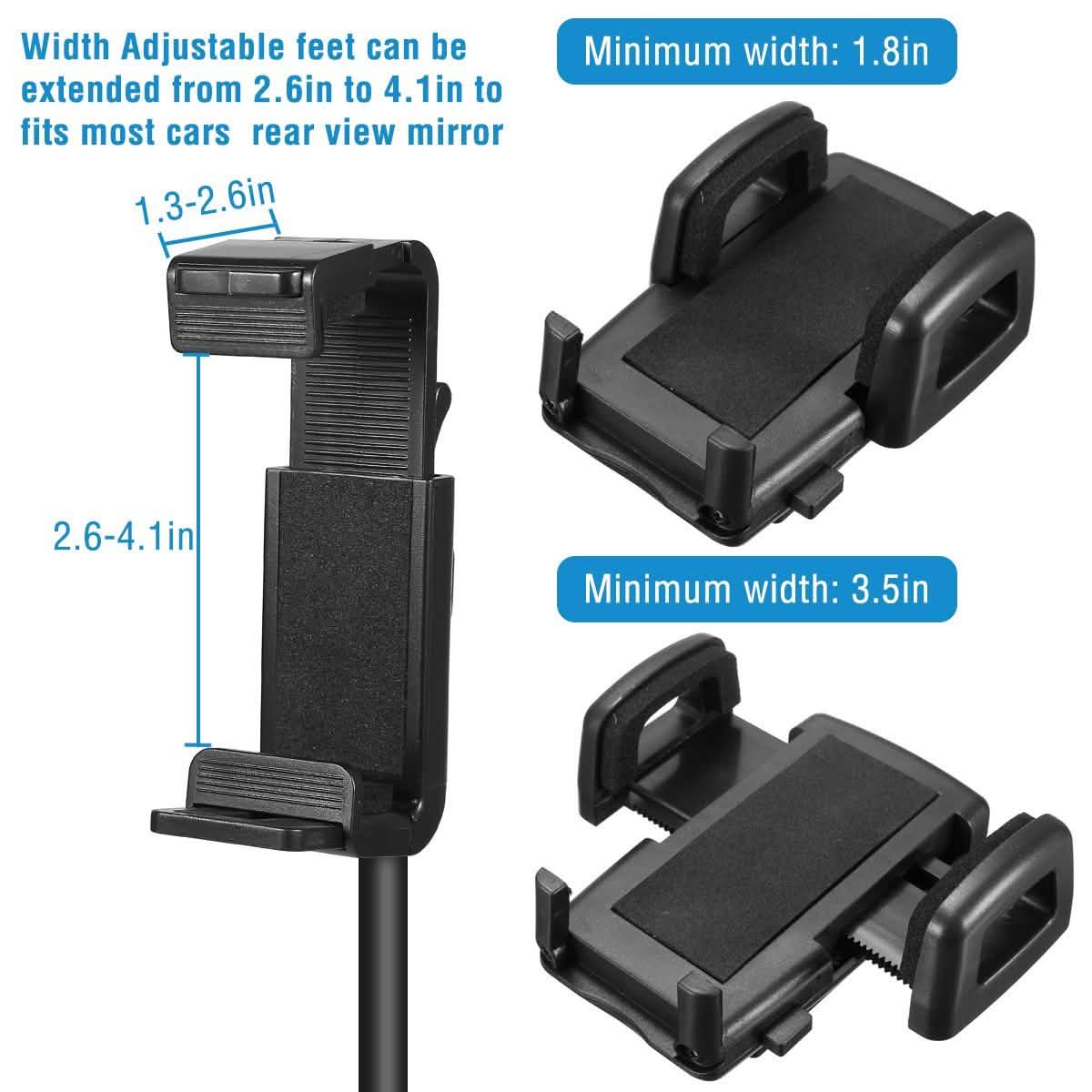 Rear View Mirror Car Mount Holder