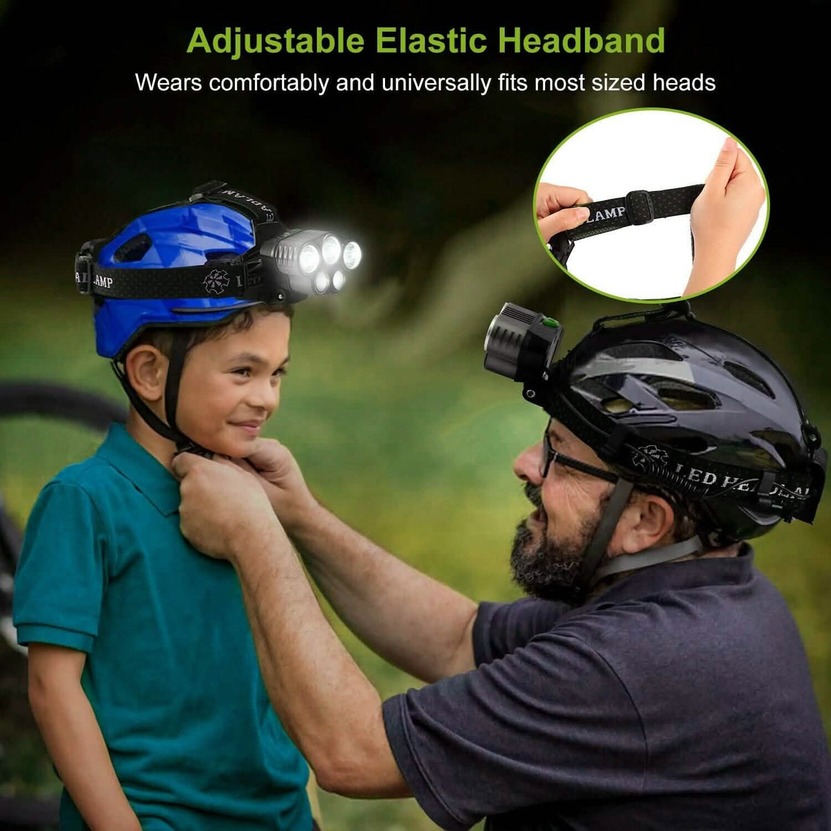 Rechargeable 6 Modes Headlamp 20000 Lumen