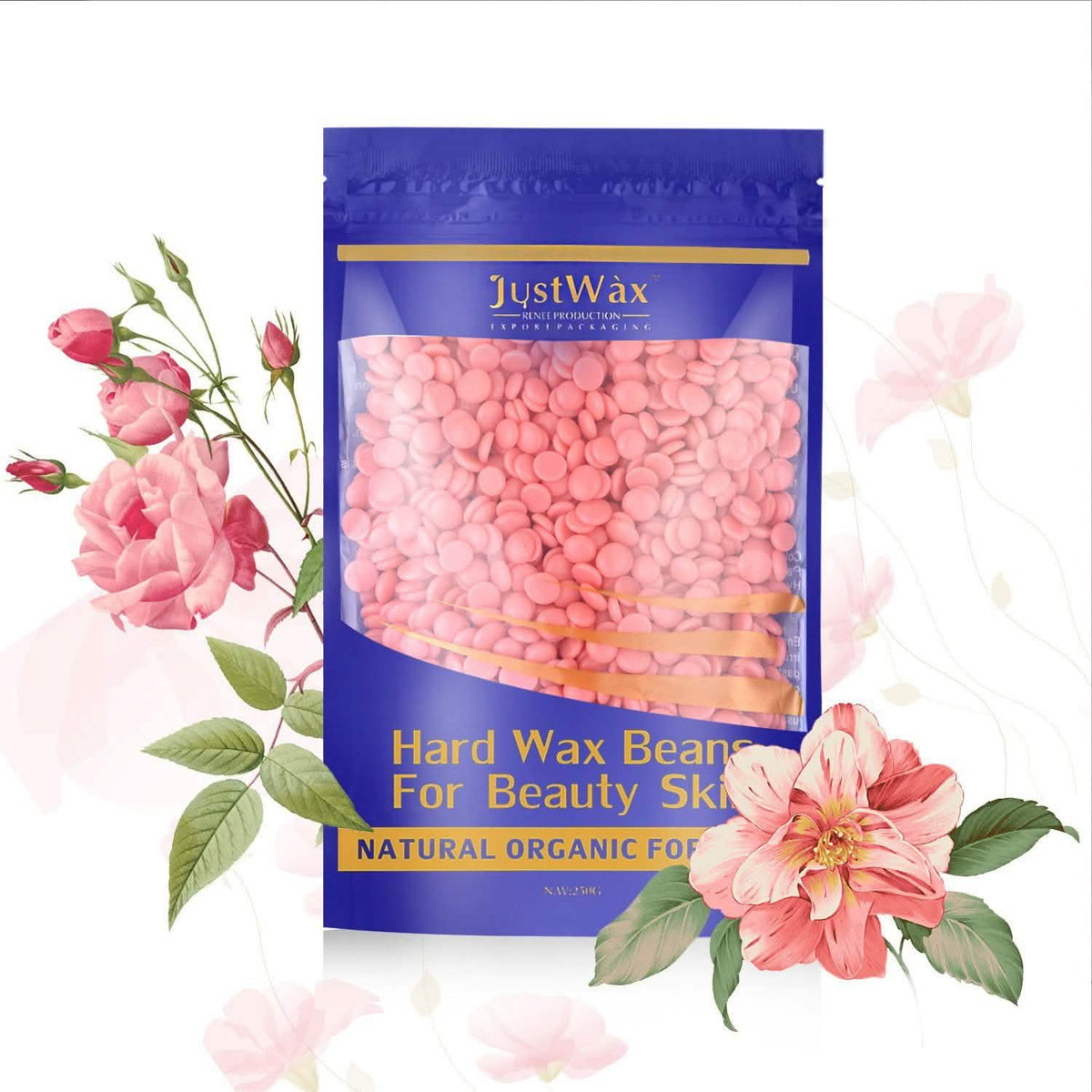 Red Hard Wax Beans Hair Removal Painless Warmer Waxing Beans Natural Pearl