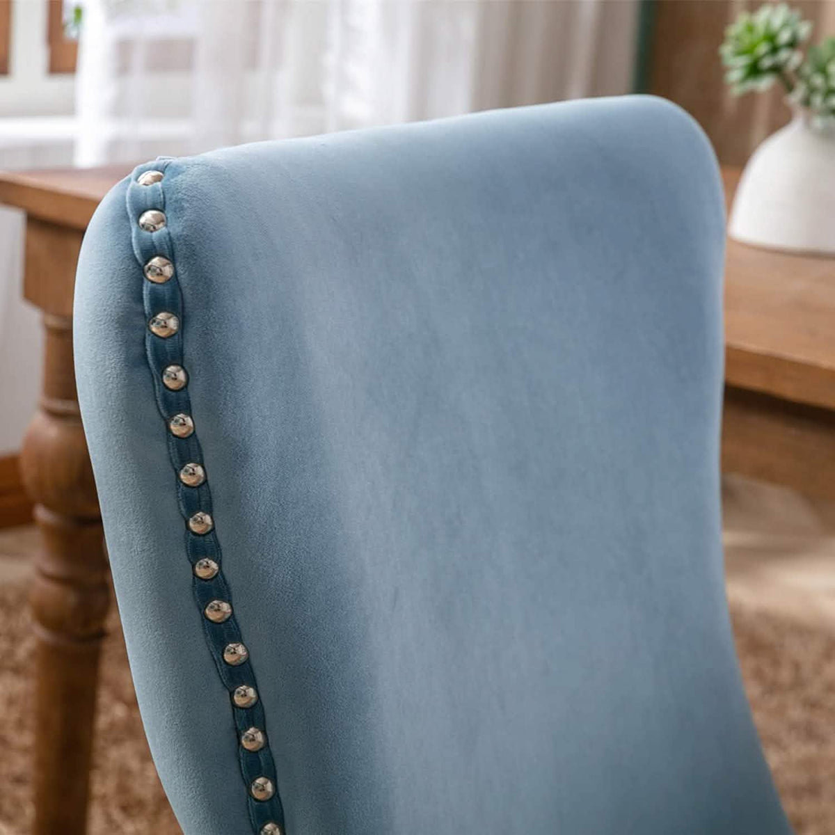 Set of 2: Upholstered Dining Chairs