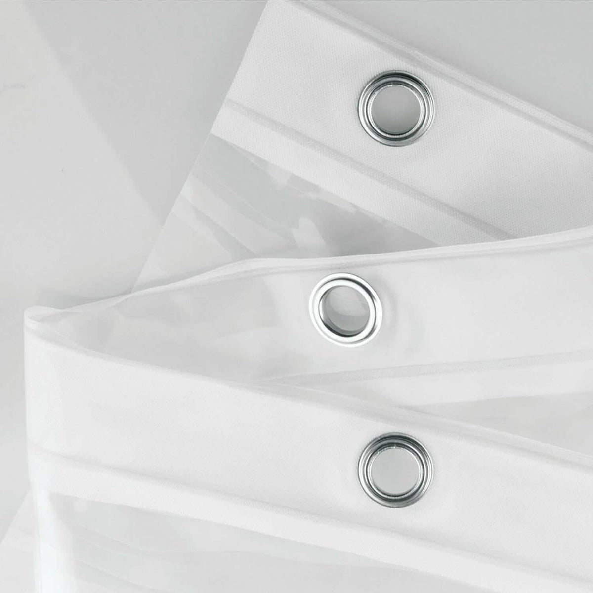 Shower Curtains Mould Proof Resistant Washable Curtain Liner
