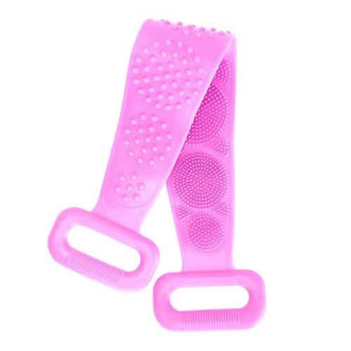 Silicone Back Scrubber Belt for Shower Exfoliating Foaming Body