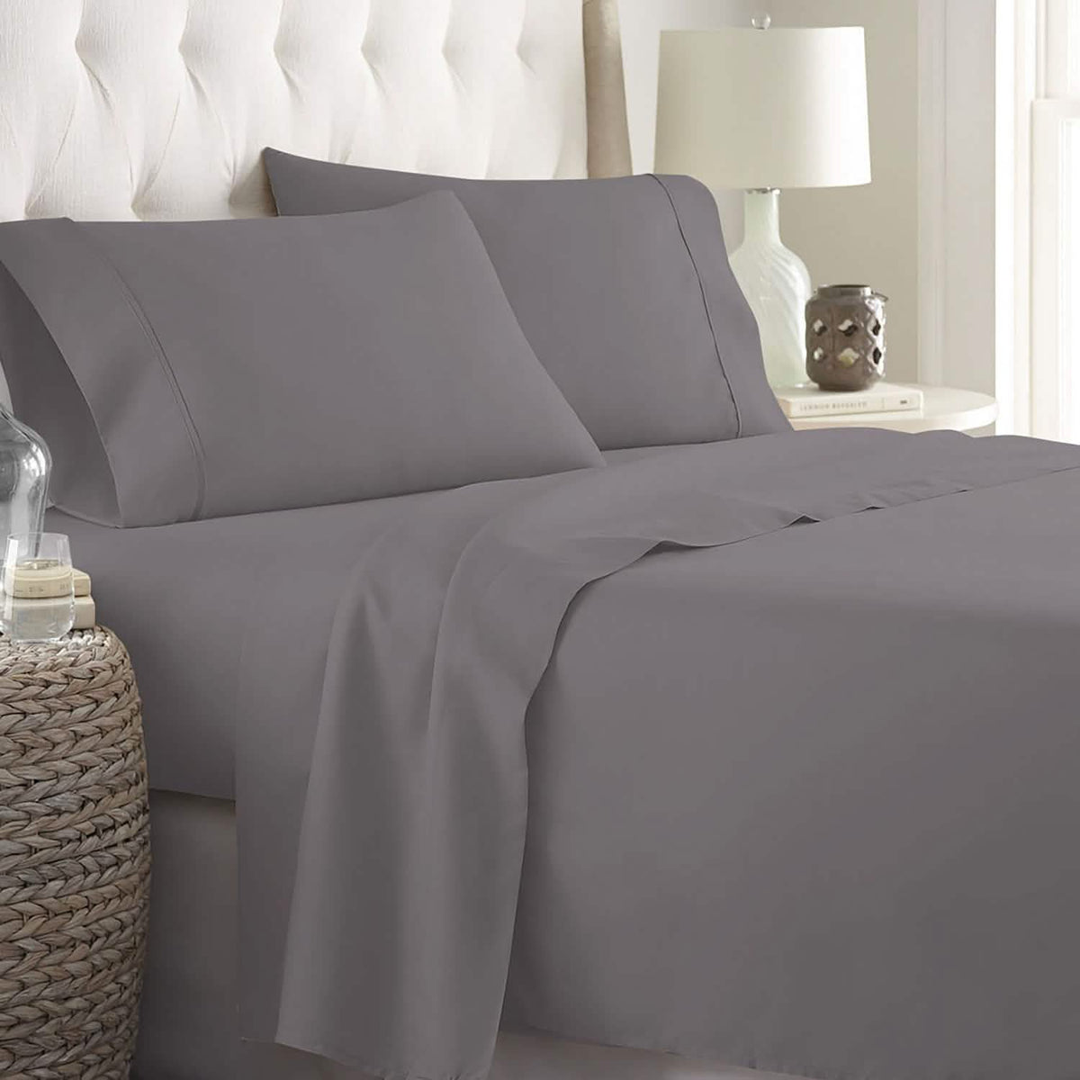 Soft Home 1800 Series Solid Microfiber Ultra Soft Sheet Set