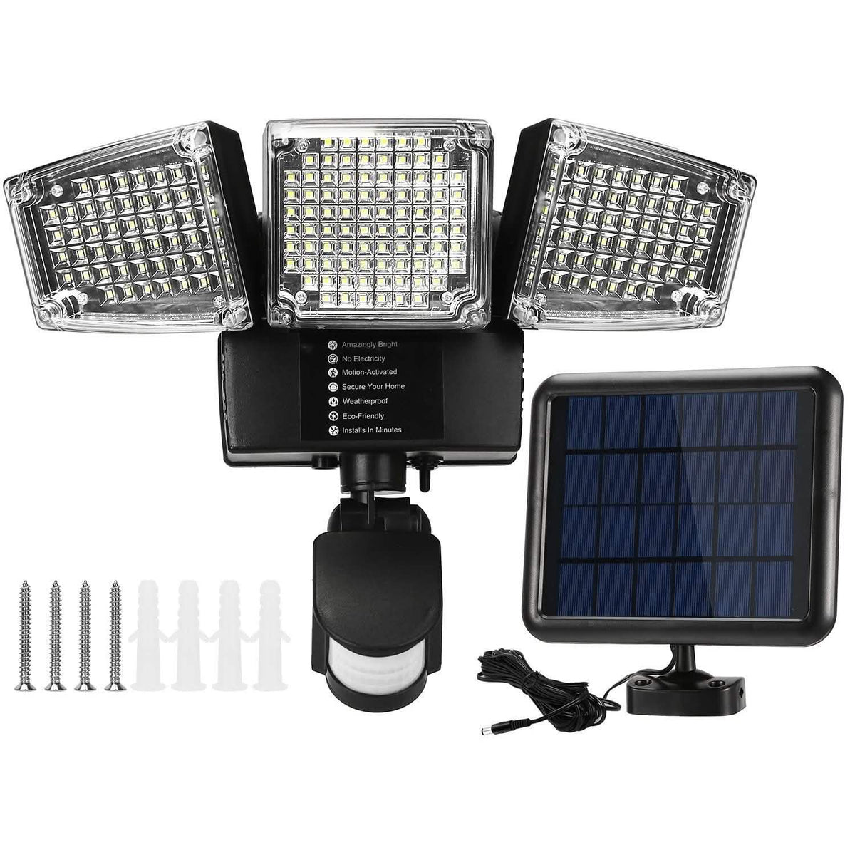 Solar Lights Outdoor 188 LEDs