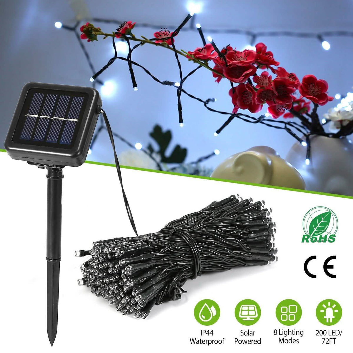 Solar Power LED String Lights