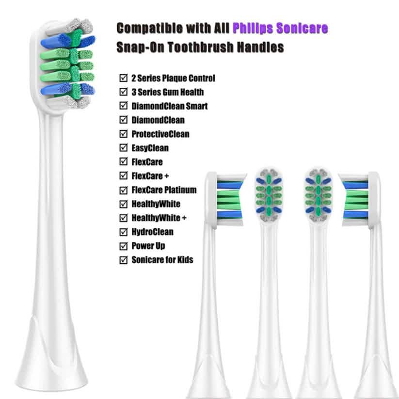 Sonic Replacement Toothbrush Heads