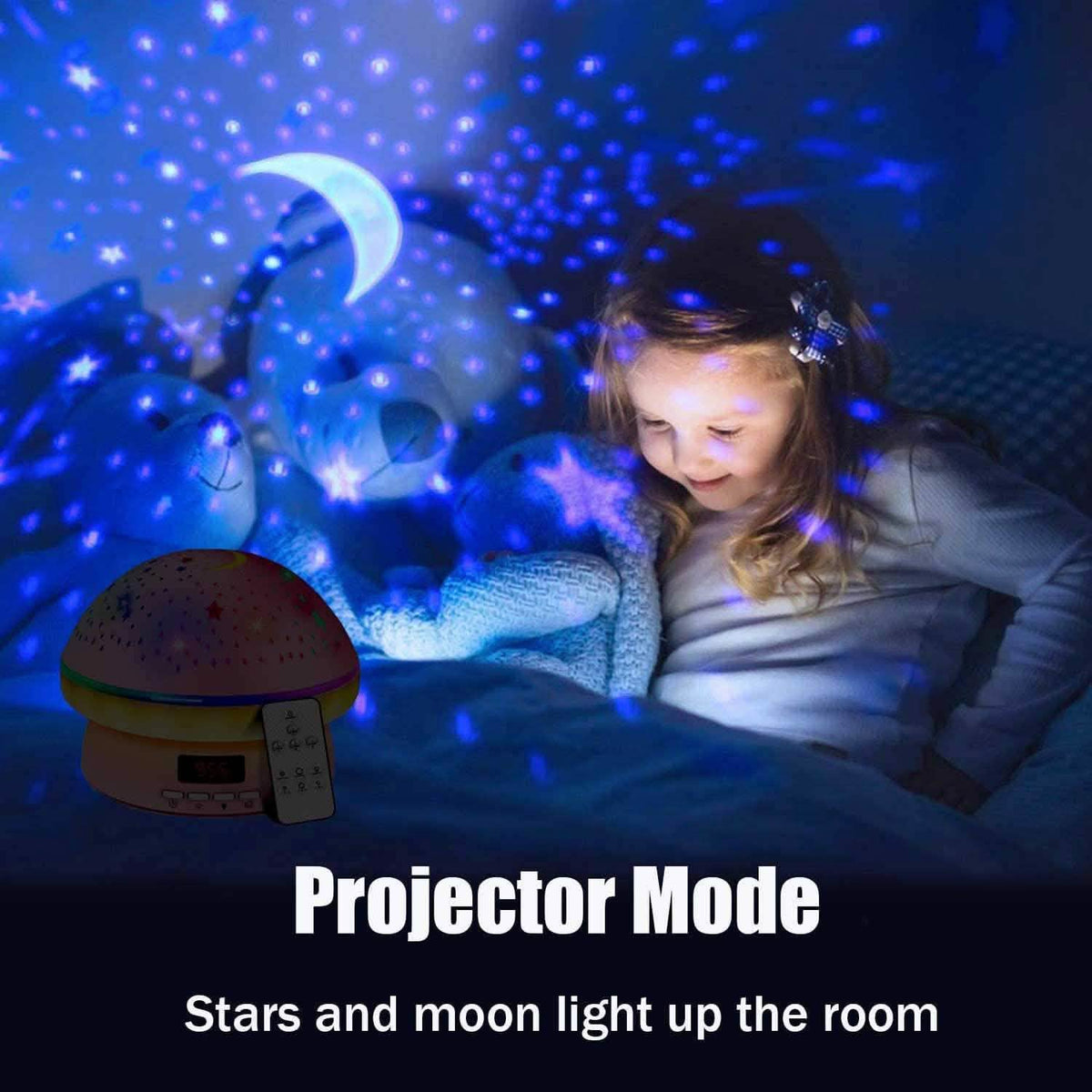 Star Projector Night Light for Kids