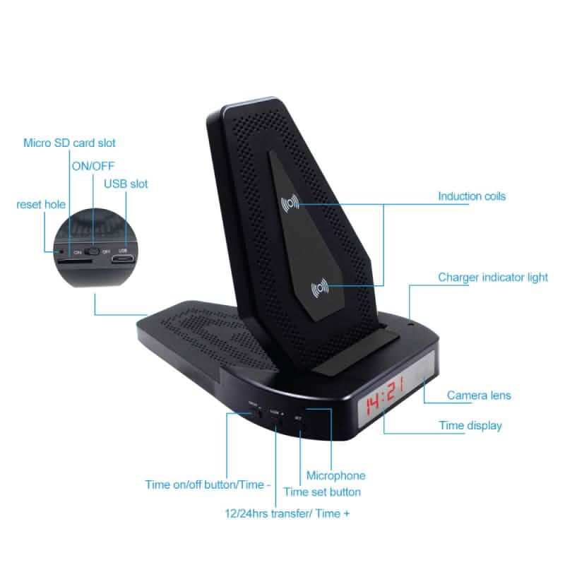 Streetwise Wireless Phone Charger Wi-Fi DVR