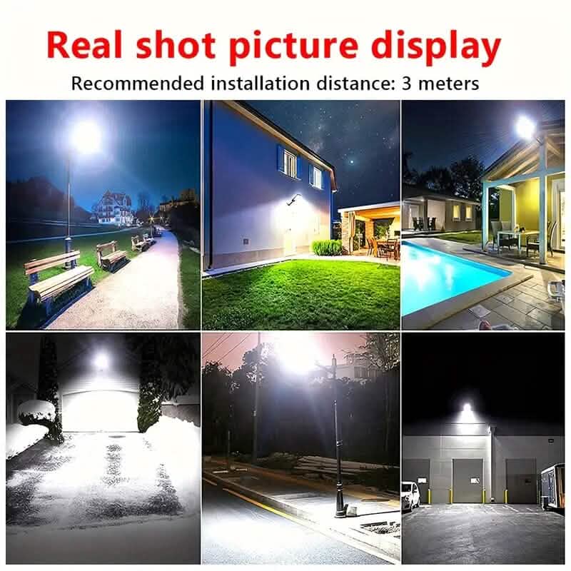 Super Bright 360 LED 3 Speed Double Row Solar Light