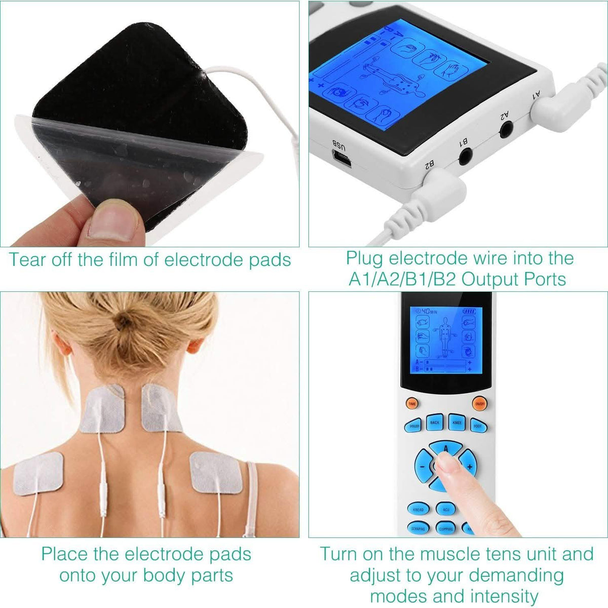Tens Unit Machine Impulse Massager