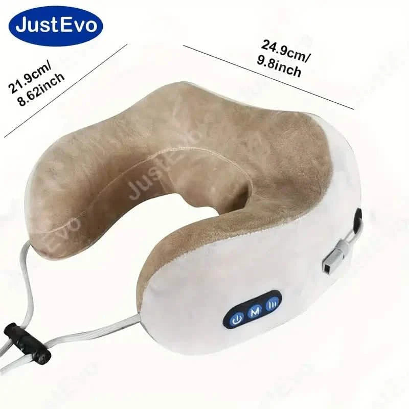 U-Shaped Cervical Neck Massager Pillow