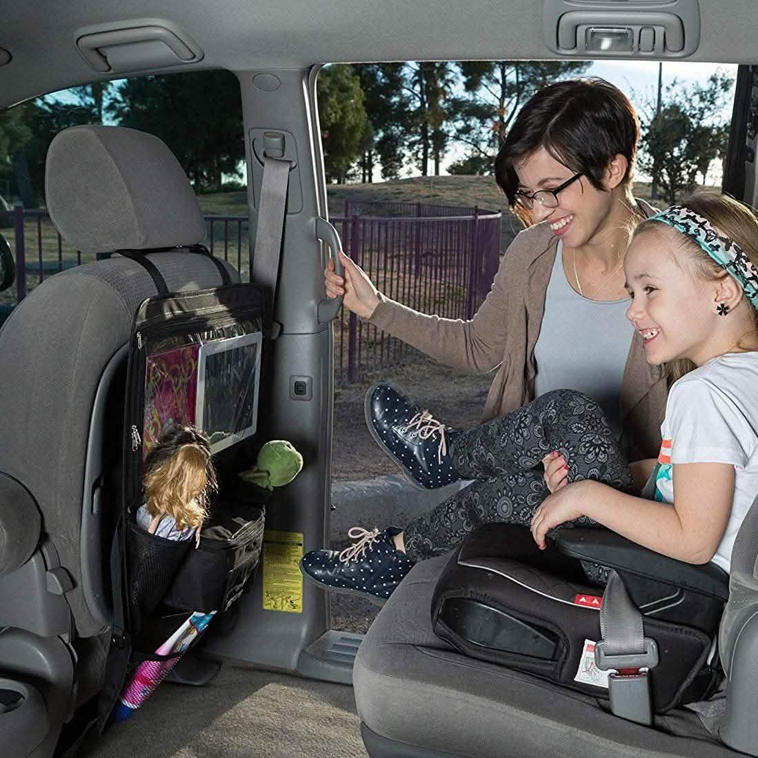 Ultimate Car Backseat Organizer with Tablet Pocket and Cup Holder