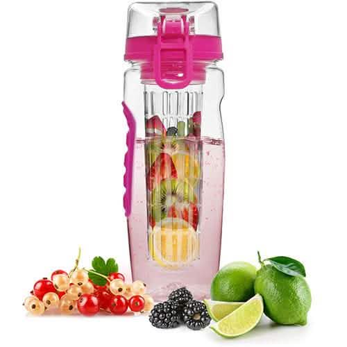 Ultra Portable Fruit Infusing Water Bottle 32oz