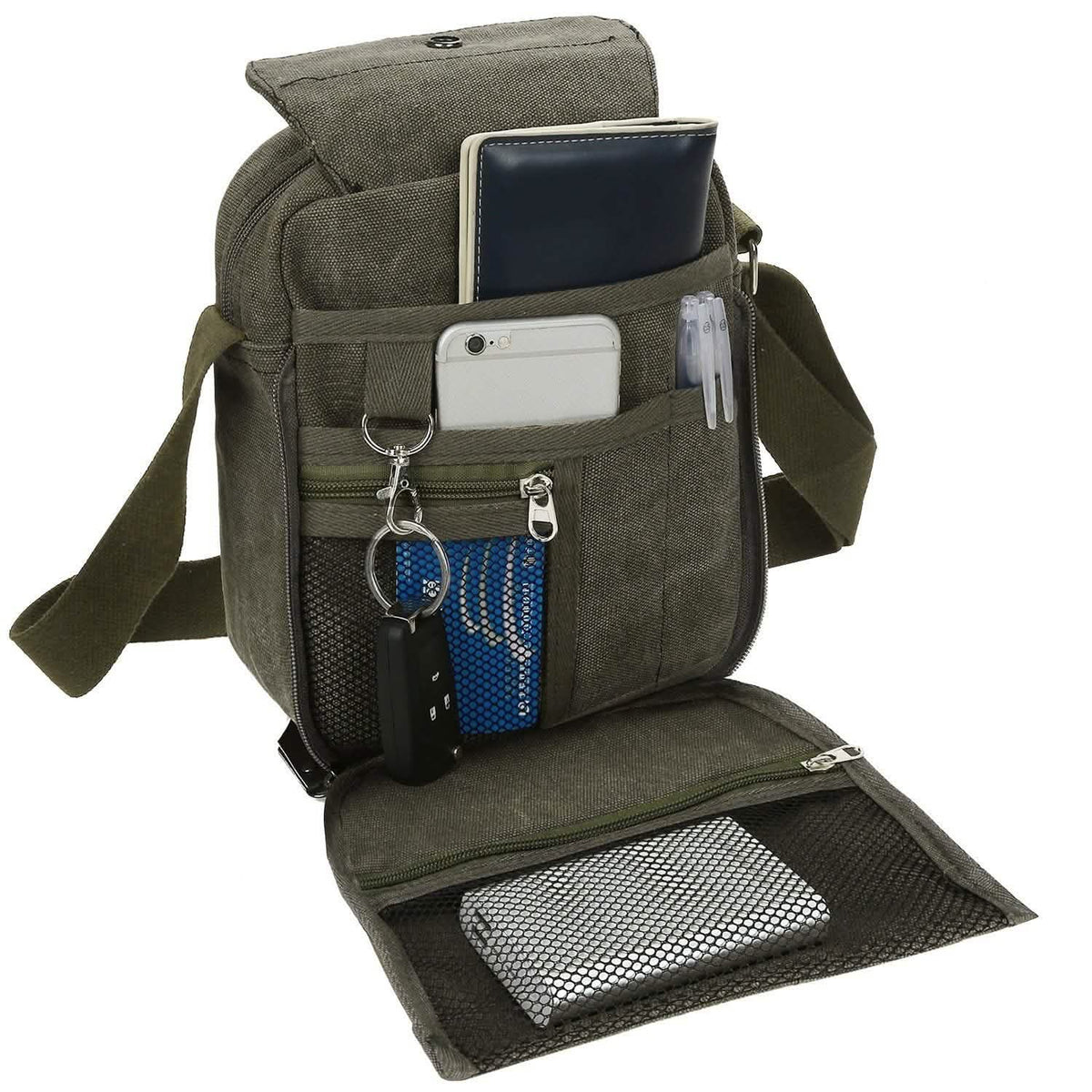 Unisex Crossbody Bags Canvas