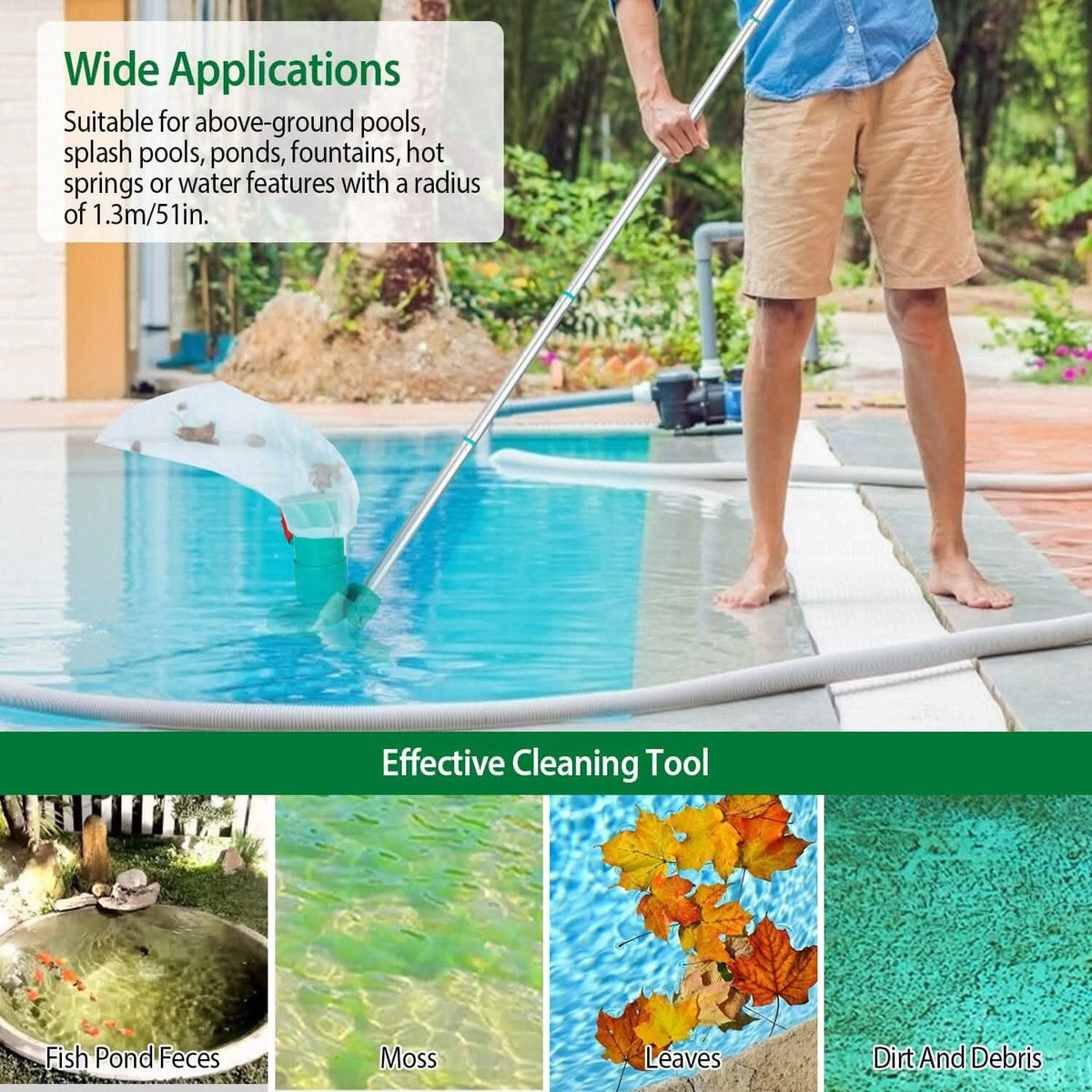 US Swimming Pool Vacuum Head Brush