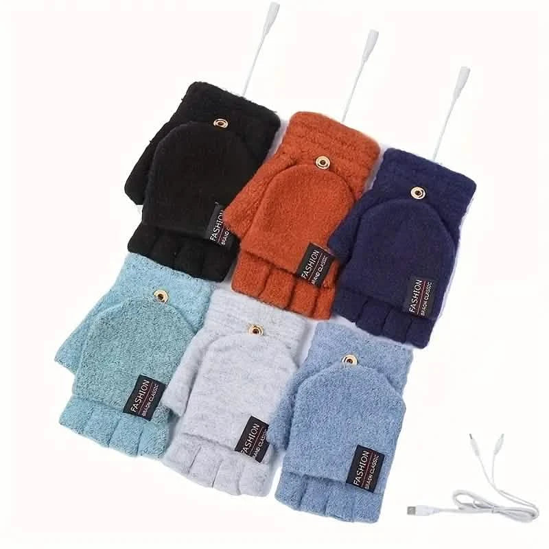 USB Electric Heating Adjustable Temperature Gloves