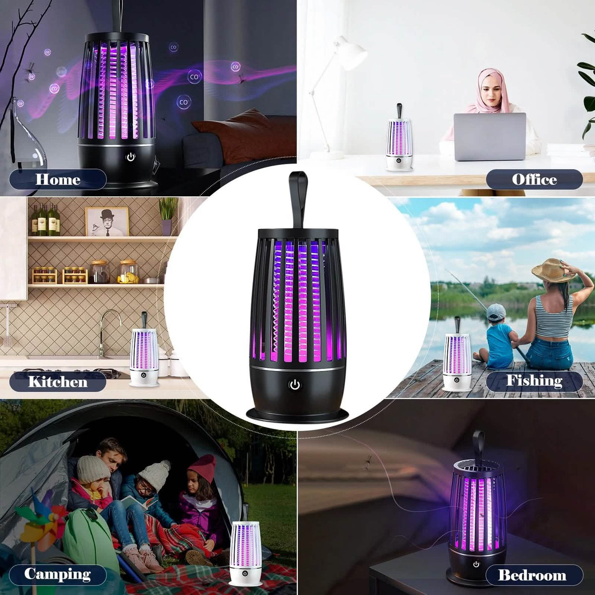 USB Mosquito Killer with Warm White Night Light