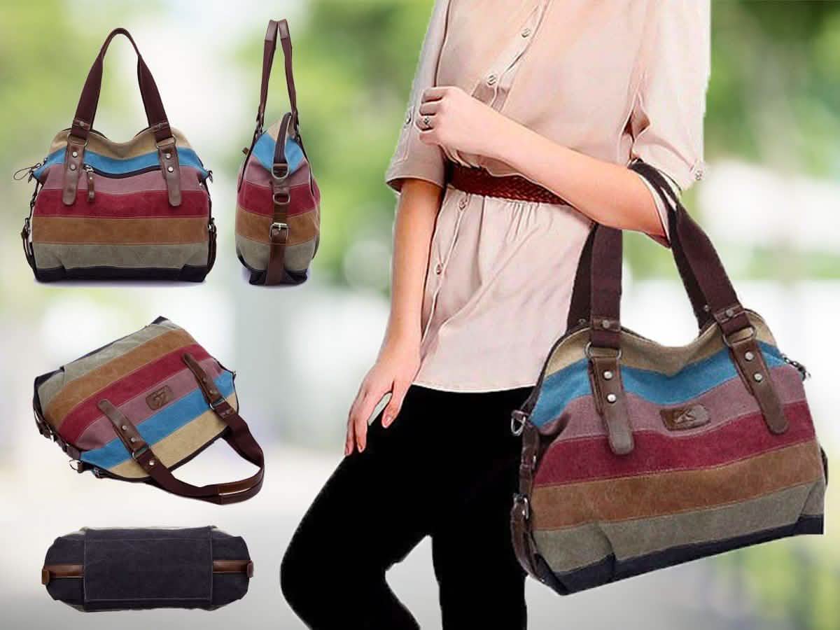 Valencia Canvas Shoulder Bag