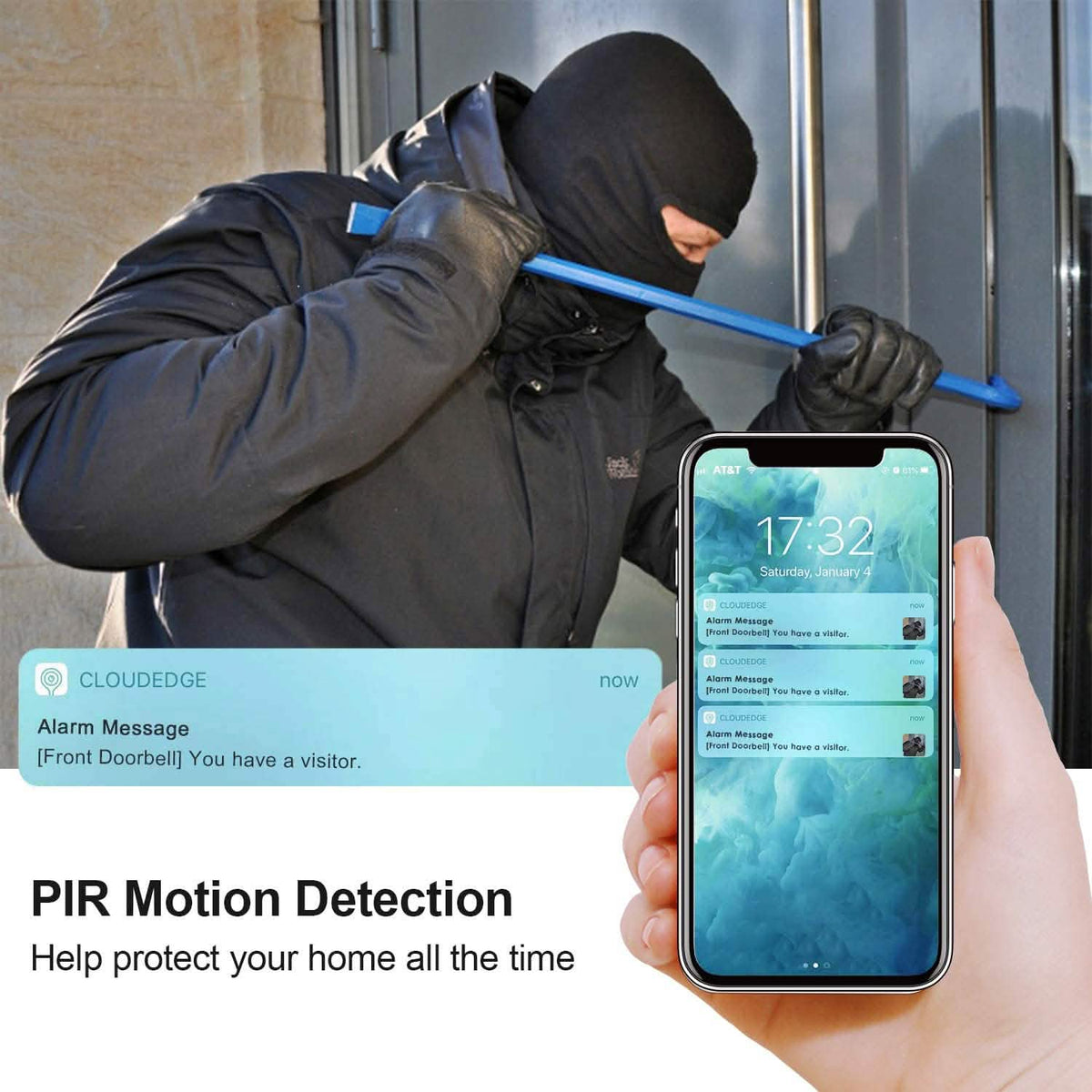 WiFi Video Doorbell Camera with Chime