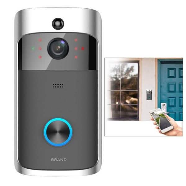 WiFi Wireless Video Doorbell Two-Way Talk Smart PIR Door Bell Security Camera HD