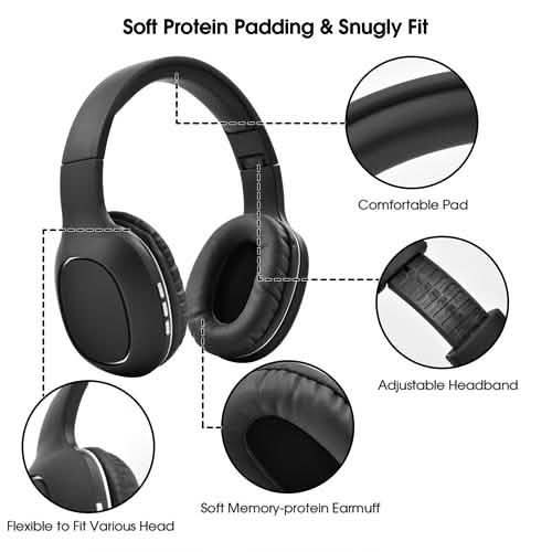Wireless Over-Ear Foldable Headphones