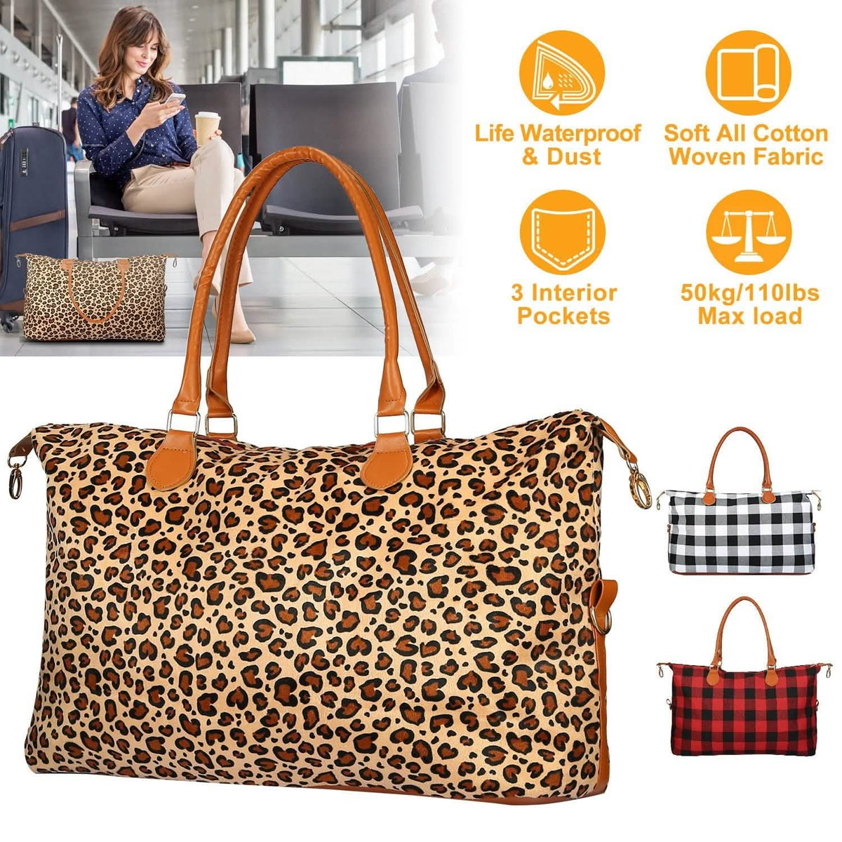 Women Duffle Bag Travel Luggage