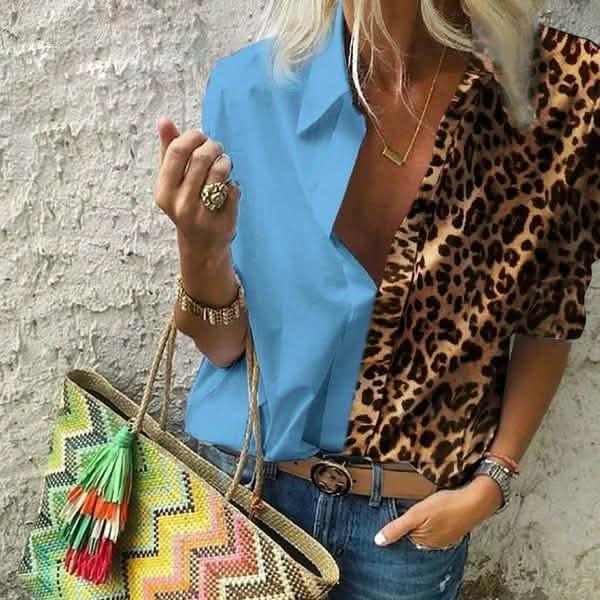 Women's Autumn Casual Deep V Neck Top