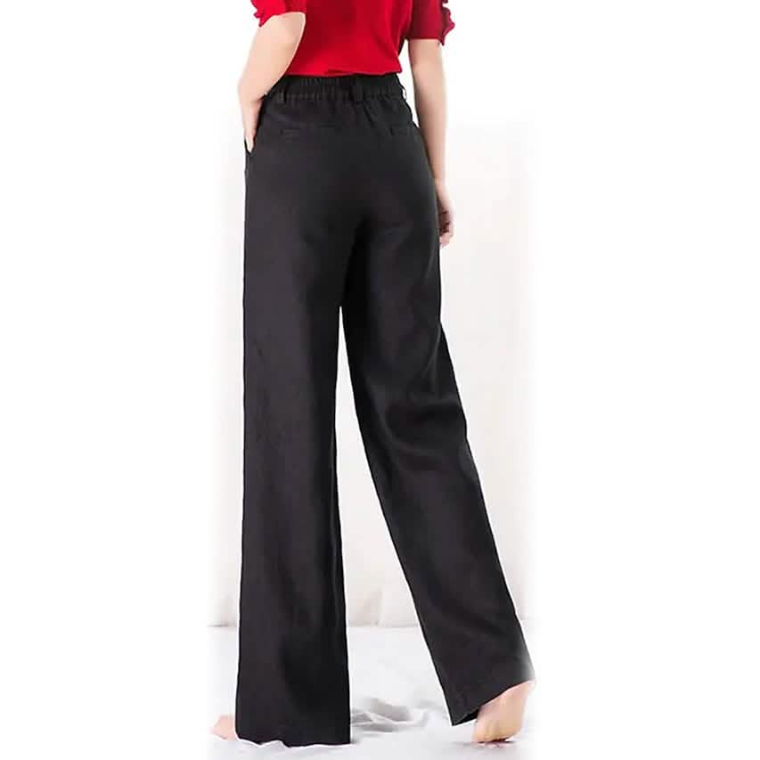 Women's Basic Soft Straight Twill Pants