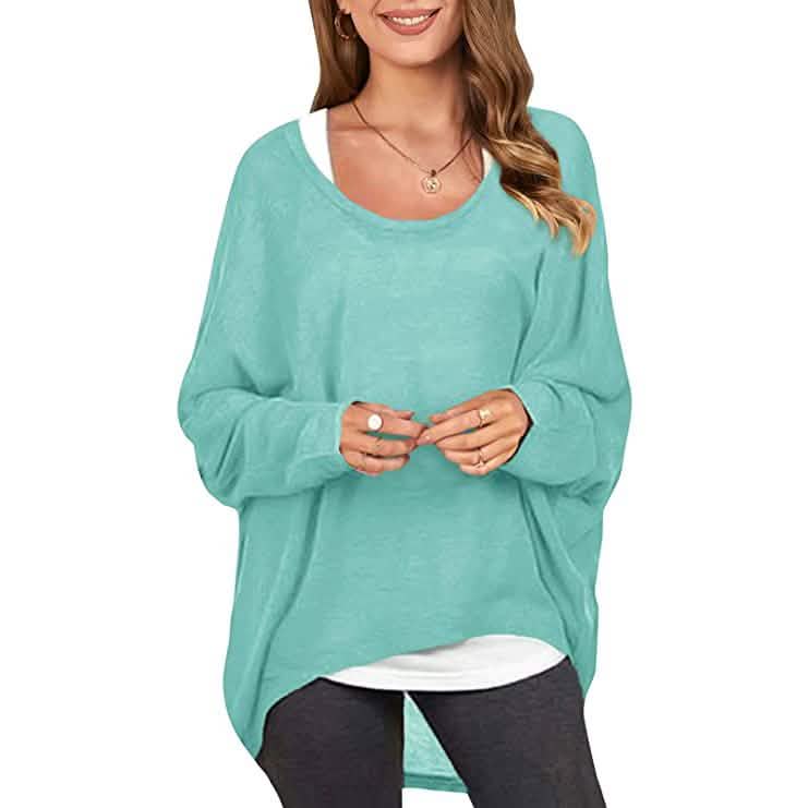 Women's Batwing Sleeve Loose Top