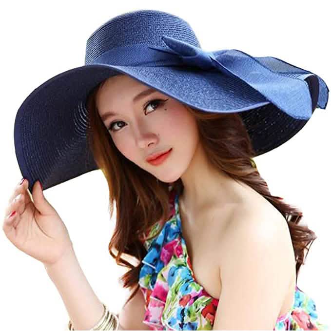 Women's Floppy Wide Brim Beach Hat