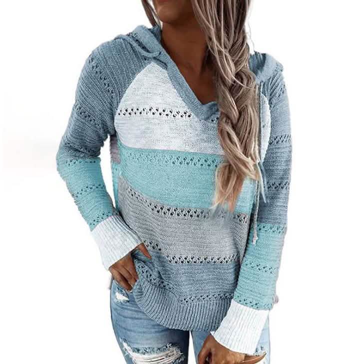 Women's Lightweight and Breathable Knit Hoodie