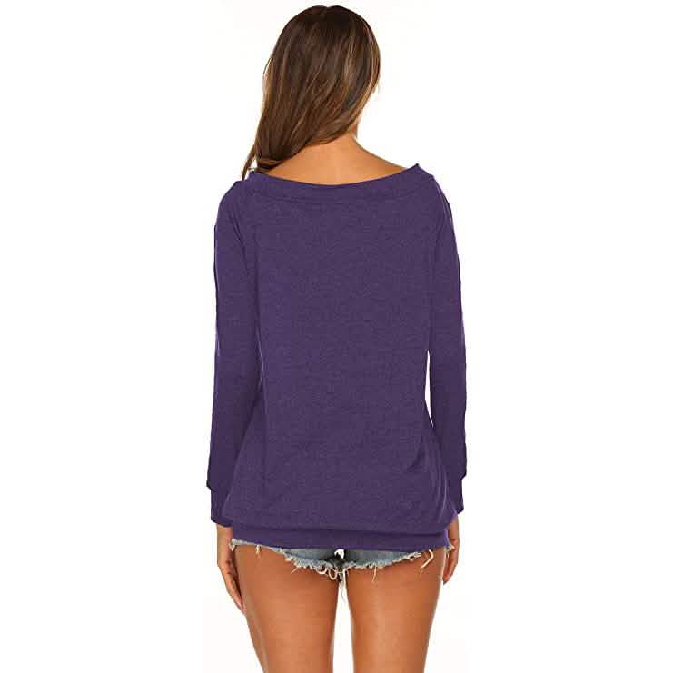 Women's Long Sleeve Off Shoulder Top