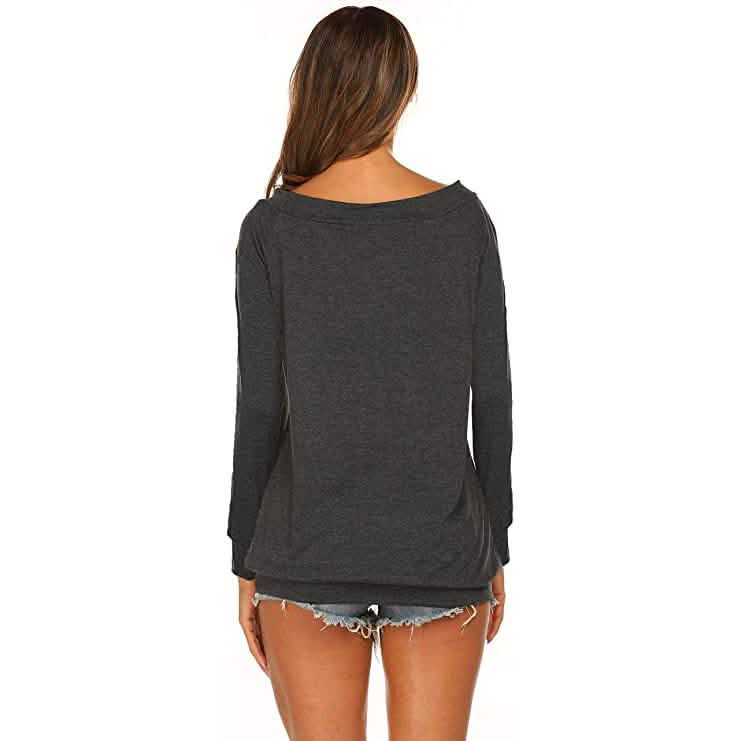 Women's Long Sleeve Off Shoulder Top