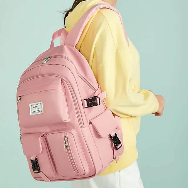 Women's Oxford Fabric Adjustable Large Capacity Backpack