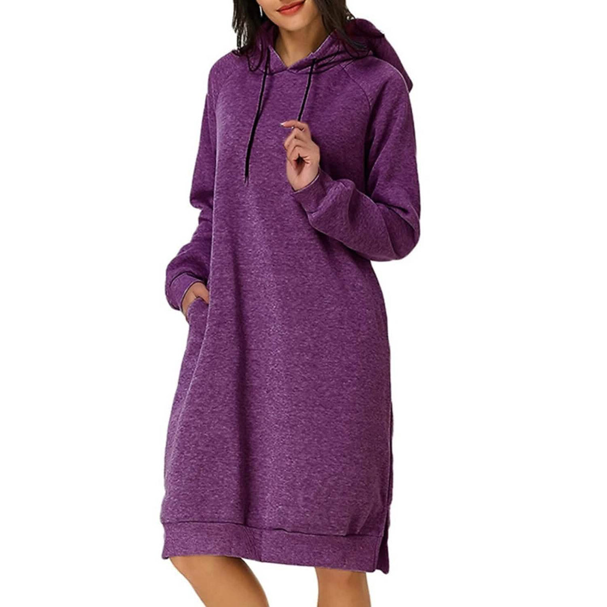 Womens Pullover Hoodie Dress