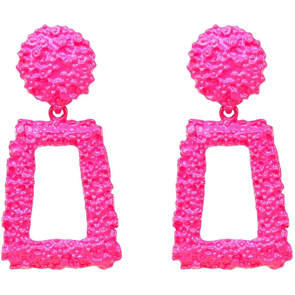 Women's Rectangular Geometric Drop Earrings