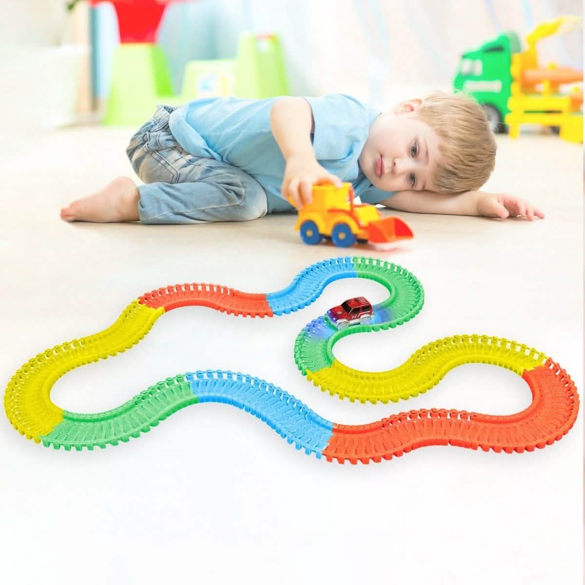 World Tech Toys Galaxy Flex-Track with LED Car